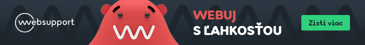Reklama: Websupport — Webuj s ľahkosťou